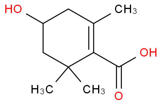4-羟基-2,6,6-三甲基-1-环己烯羧酸价格, 4-Hydroxy-2,6,6-trimethyl-1-cyclohexenecarboxylic acid对照品, CAS号:62218-55-7