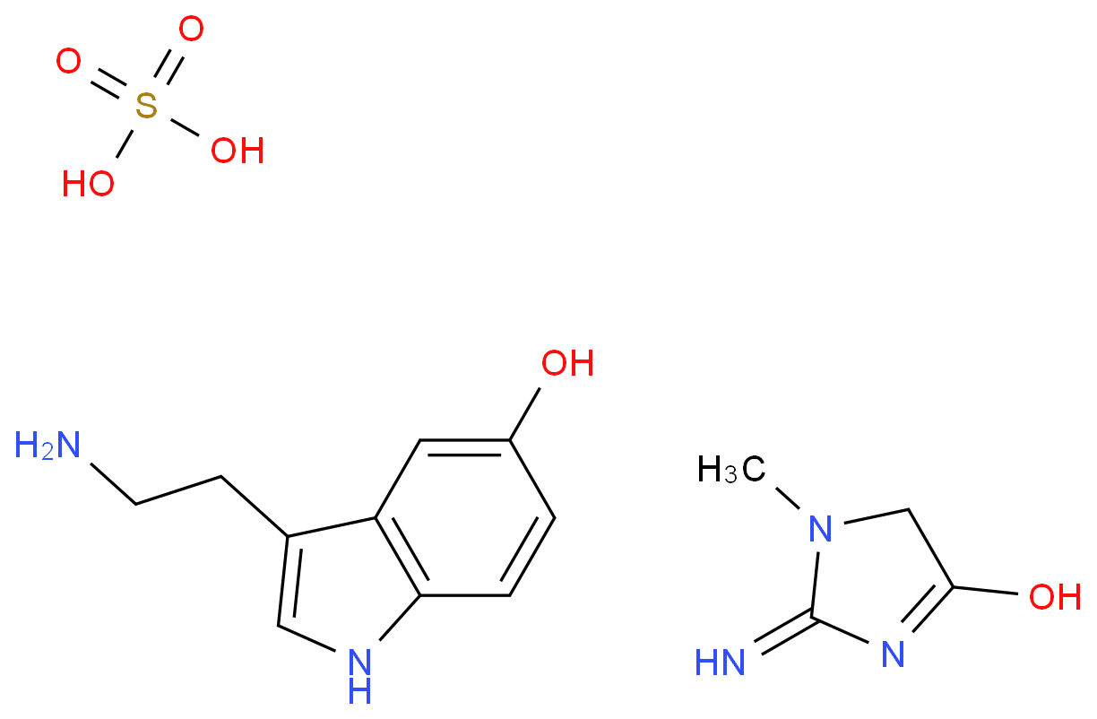 3-(2-AMINOETHYL)-5-HYDROXYINDOLE CREATININE SULFATE COMPLEX