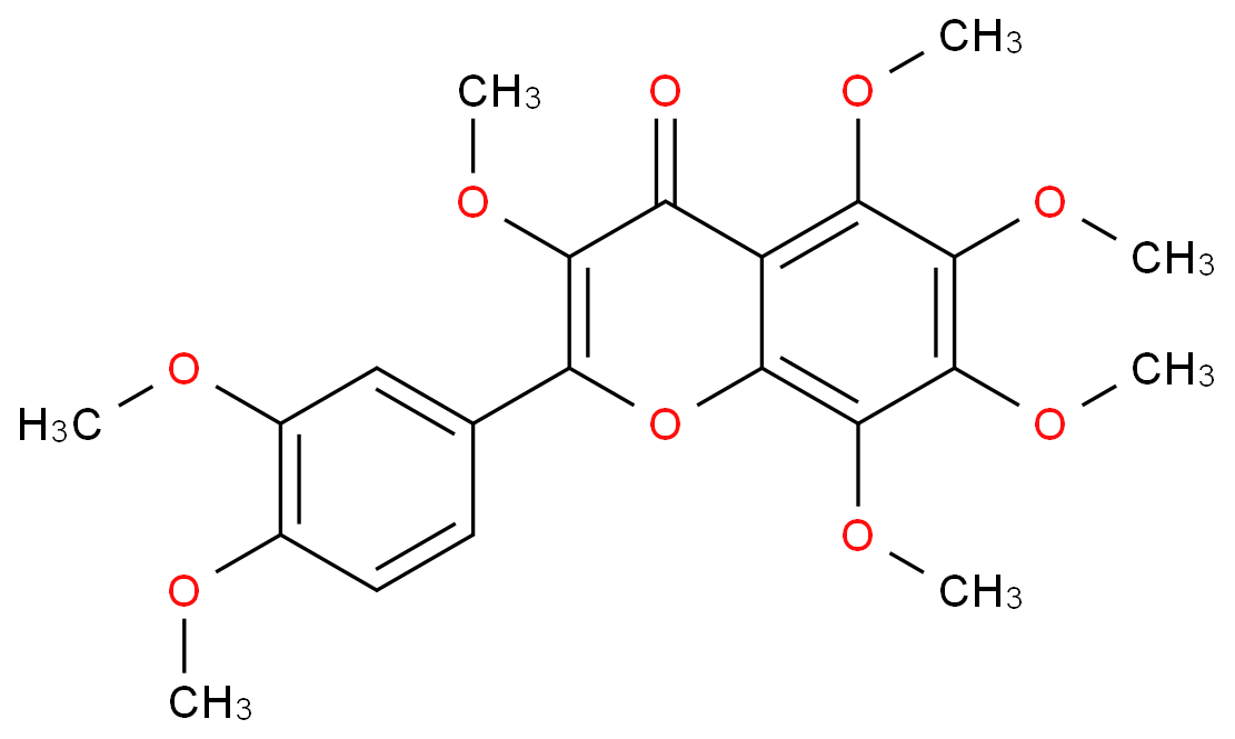 2-(3,4-dimethoxyphenyl)-3,5,6,7,8-pentamethoxychromen-4-one