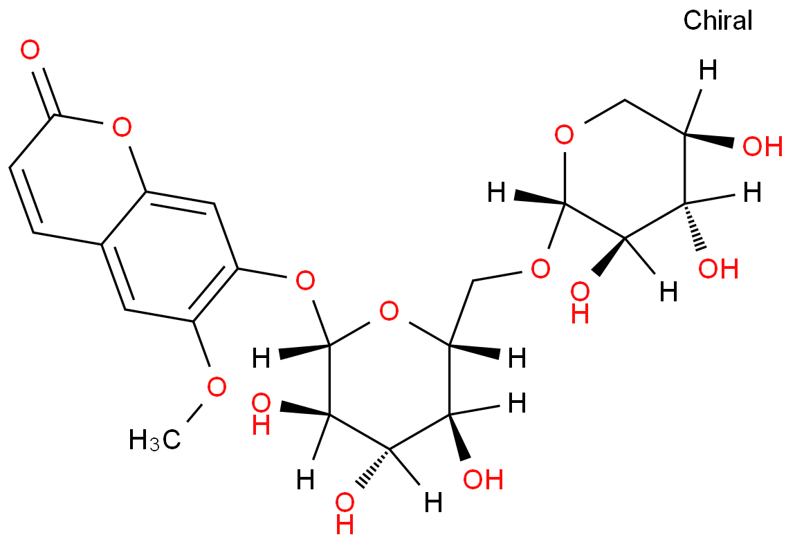 6-Methoxy-7-(6-O-β-D-xylopyranosyl-β-D-glucopyranosyloxy)-2H-1-benzopyran-2-one