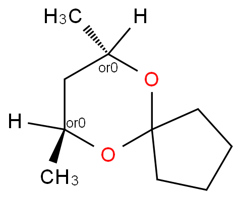 6,10-Dioxaspiro[4.5]decane,7,9-dimethyl-,(7R-trans)-(9CI) structure