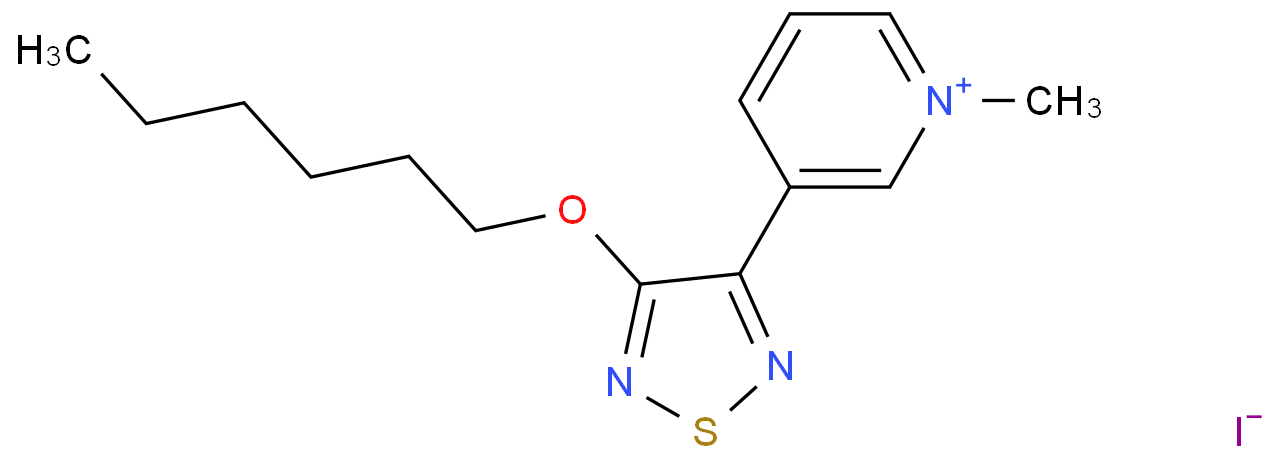 3-（4-己氧基-1,2,5-噻二唑-3-基）-1-甲基吡啶碘化物 产品图片