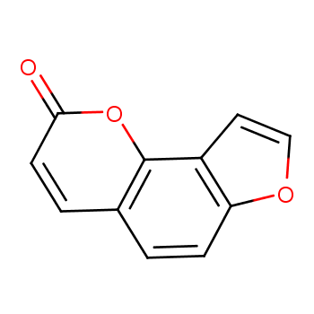 2-Oxo-(2H)-furo(2,3-h)-1-benzopyran