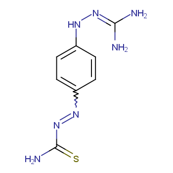 Hydrazinecarbothioamide,2-[4-[2-(aminoiminomethyl)hydrazinylidene]-2,5-cyclohexadien-1-ylidene]-  