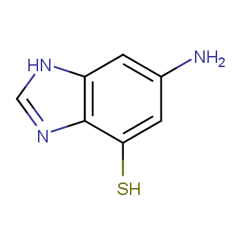 1H-Benzimidazole-4-thiol,6-amino-(9CI)