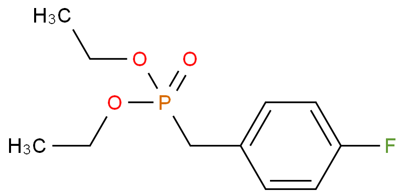 63909-58-0 (4-氟苄基)膦酸二乙酯 结构式图片
