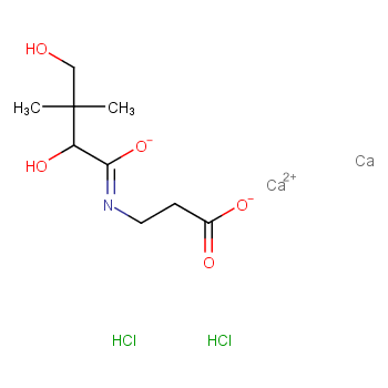 泛酸钙和氯化钙的络合物(氯化钙dl-或-泛酸钙复盐)