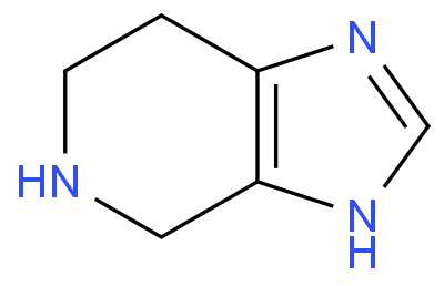 4,5,6,7-四氢-1H-咪唑并[4,5-c]吡啶化学结构式