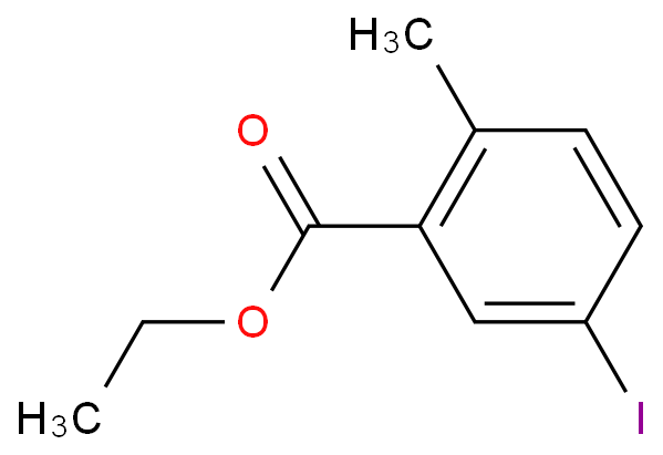 Ethyl 5-iodo-2-methylbenzoate structure