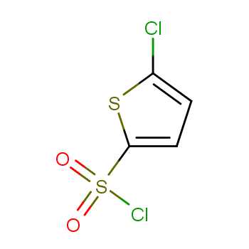 5-氯噻唑-2-磺酰氯化学结构式