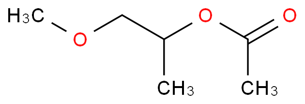 丙二醇甲醚醋酸酯化学结构式