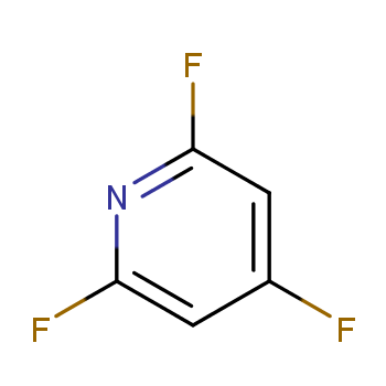 2,4,6-三氟吡啶化学结构式