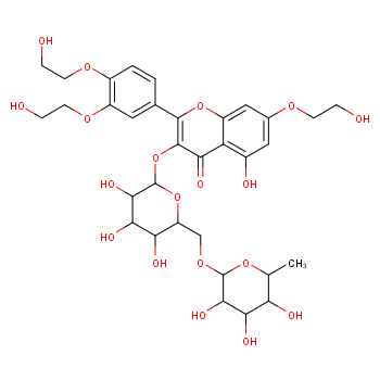 Troxerutin structure