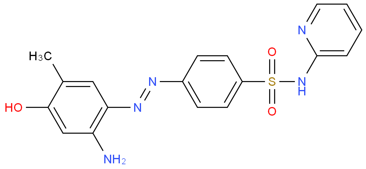 4-[(2Z)-2-(2-amino-5-methyl-4-oxocyclohexa-2,5-dien-1-ylidene)hydrazinyl]-N-pyridin-2-ylbenzenesulfonamide