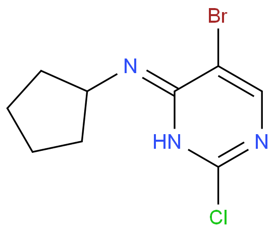 5-broMo-2-chloro-N-cyclopentylpyriMidin-4-aMine  