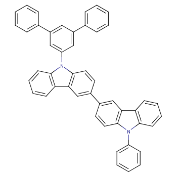 N-(3,5-二苯基苯)-N-苯基-3,3-双咔唑CAS号1410876-33-3；光电材料优势供应