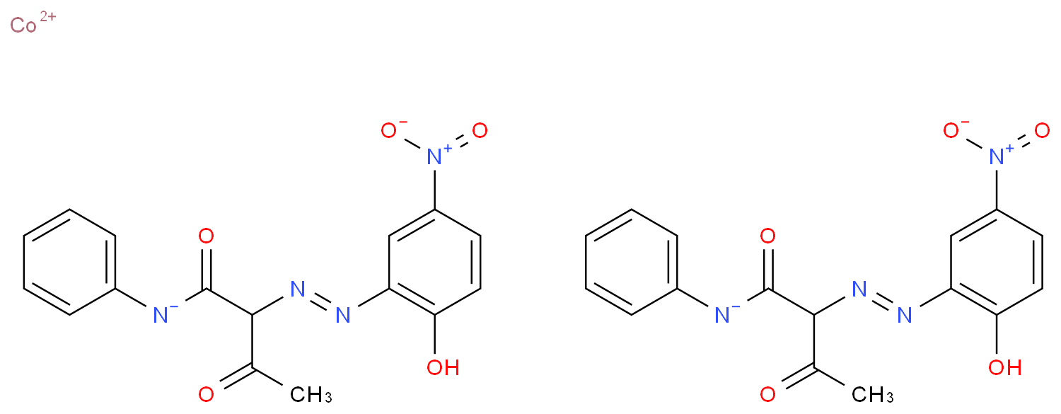 cobalt(3+);hydron;(2E)-2-[(5-nitro-2-oxidophenyl)hydrazinylidene]-3-oxo-N-phenylbutanimidate