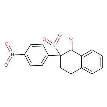 2-硝基-2-(4-硝基苯基)-3,4-二氢萘-1(2H)-酮