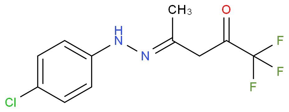 1,1,1-TRIFLUORO-2,4-PENTANEDIONE 4-[N-(4-CHLOROPHENYL)HYDRAZONE]