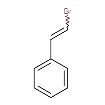 β-溴苯乙烯化学结构式
