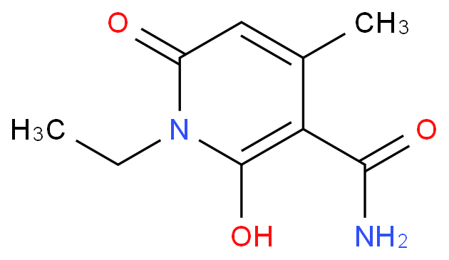 1-乙基-6-羟基-4-甲基-2-氧代-1,2-二氢吡啶-3-甲酰胺