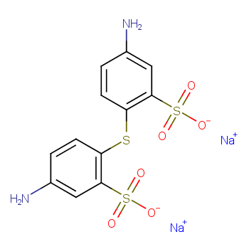 Benzenesulfonic acid,2,2'-thiobis[5-amino-, disodium salt (9CI)