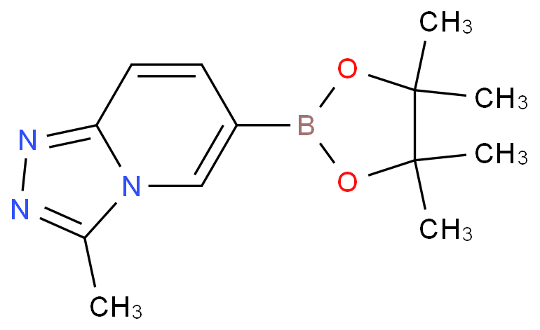 3-甲基-6-(4,4,5,5-四甲基-1,3,2-二氧硼杂环戊烷-2-基)-1,2,4-三唑并[4,3 A]吡啶