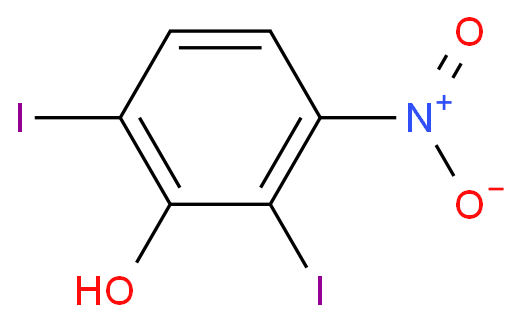 2,6-diiodo-3-nitrophenol