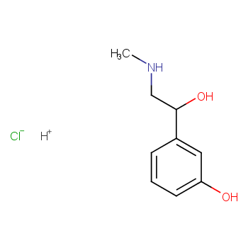 (R)-Phenylephrine Hydrochlorid structure