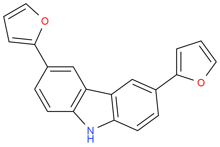 3,6-二(2 -呋喃基)-9H-咔唑