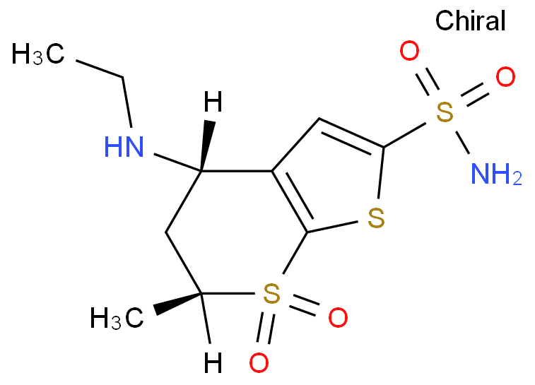 多佐胺化学结构式