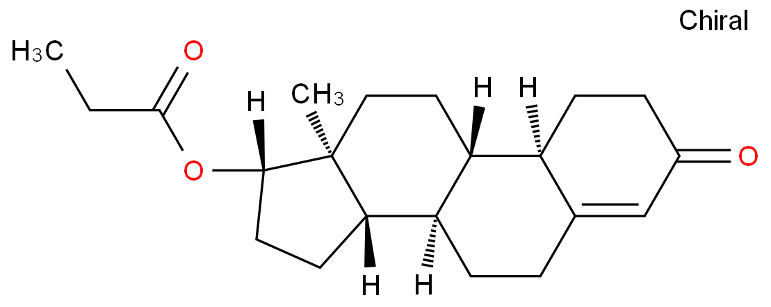 Nandrolone 17-propionate structure