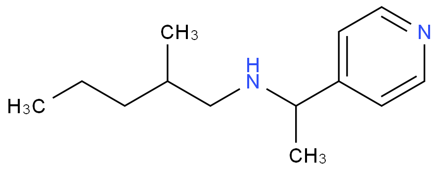 2-Methyl-N-(1-pyridin-4-ylethyl)pentan-1-amine