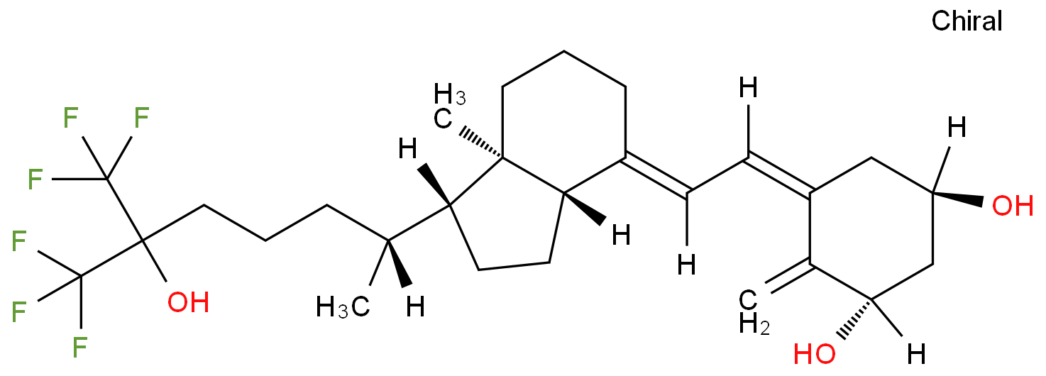 (1R,3S,5Z)-5-[(2E)-2-[(1R,3aS,7aR)-7a-methyl-1-[(2R)-7,7,7-trifluoro-6-hydroxy-6-(trifluoromethyl)heptan-2-yl]-2,3,3a,5,6,7-hexahydro-1H-inden-4-ylidene]ethylidene]-4-methylidenecyclohexane-1,3-diol