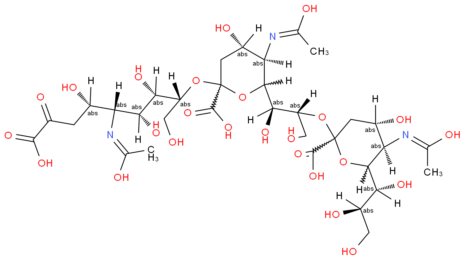 N-Acetylneuraminic Acid Trimer alpha(2-8)