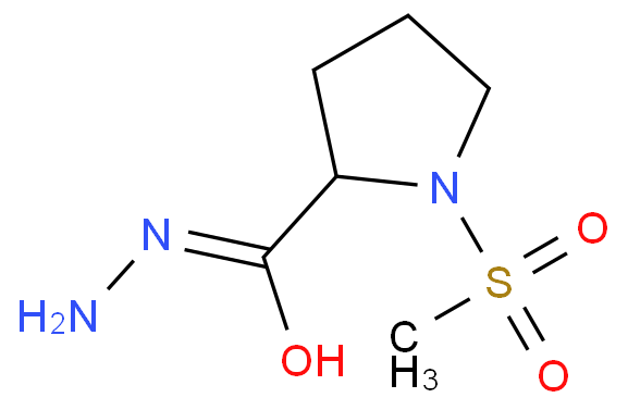 1-METHANESULFONYL-PYRROLIDINE-2-CARBOXYLIC ACID HYDRAZIDE