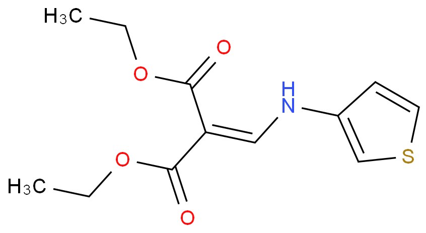 2-((噻吩-3-基氨基)亚甲基)丙二酸二乙酯CAS号65076-02-0；（科研试剂/现货供应，质量保证）