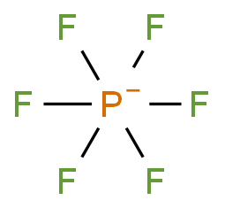 六氟磷酸盐化学结构式