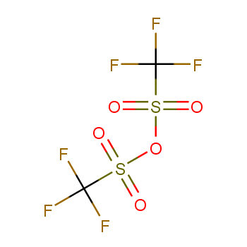 Trifluoromethanesulfonic anhydride structure