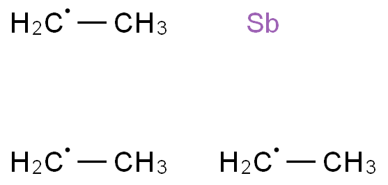 三乙基锑化学结构式