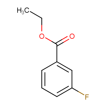 3-氟苯甲酸乙酯化学结构式