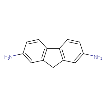 2,7-二氨基芴化学结构式