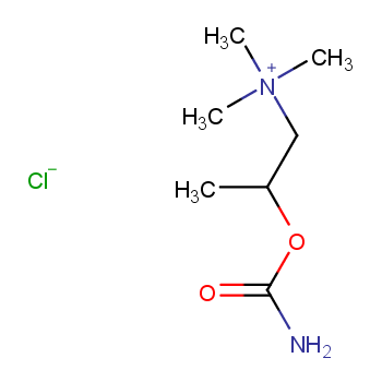 氯贝胆碱化学结构式