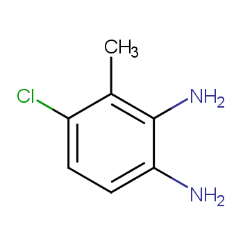 6-氯-2,3-二氨基甲苯化学结构式