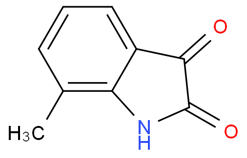 7-METHYL-1H-INDOLE-2,3-DIONE structure