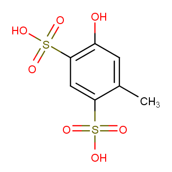 5-hydroxytoluene-2,4-disulphonic acid