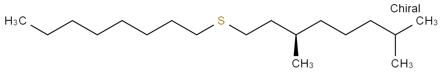 (R)-3,7-dimethyl-1-octylsulfanyl-octane|(-)-(R)-Dihydrocitronellyl-octyl-sulfid|(-)-S-octyl-dihydro-thiocitronellol