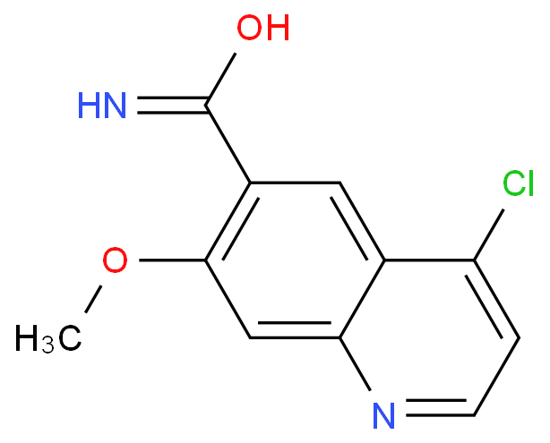 4-氯-7-甲氧基喹啉-6-甲酰胺