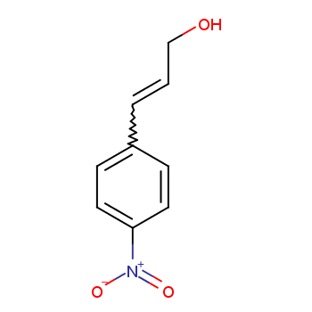 4-硝基肉桂醇化学结构式