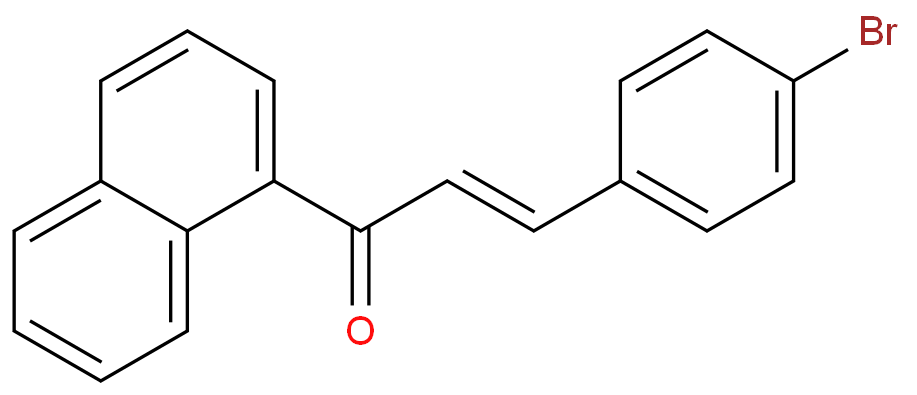 3-(4-bromophenyl)-1-(1-naphthalenyl)-2-propen-1-one